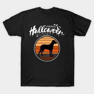 Funny Happy Halloween Beautiful Vizsla Men Women Kids Gift T-Shirt